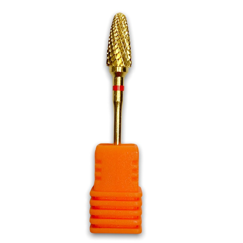 Φρεζάκι Χρυσό Carbide Κωνικό Κόκκινο