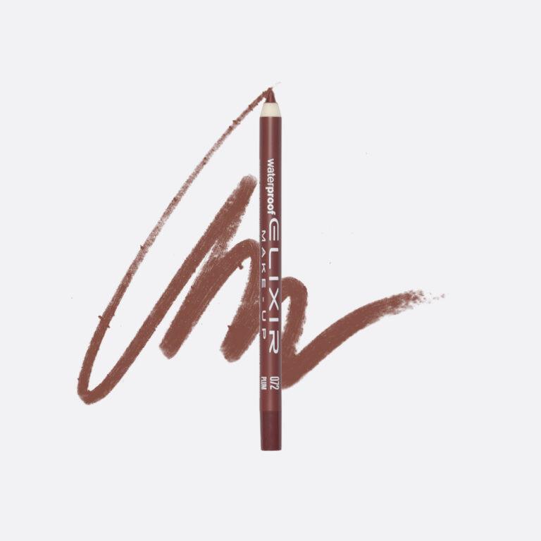 Elixir Make Up Lip Pencil Waterproof 072 Plum