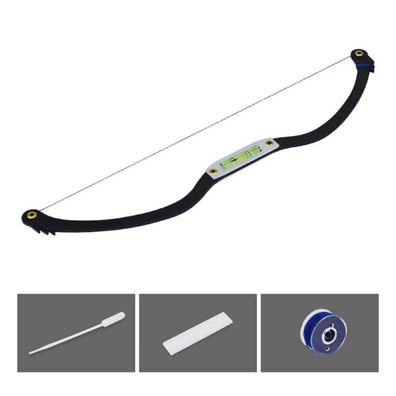 Χάρακας Μαρκαδόρου Φρυδιών Με Bubble Leveler Κιτ Εργαλείων Χαρτογράφησης