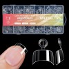 Ultra Short Soft Gel Tips 600pcs Square 12 size