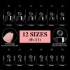 Ultra Short Soft Gel Tips 600pcs Square 12 size