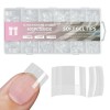 Ultra Short Soft Gel Tips 600pcs 12 size Square