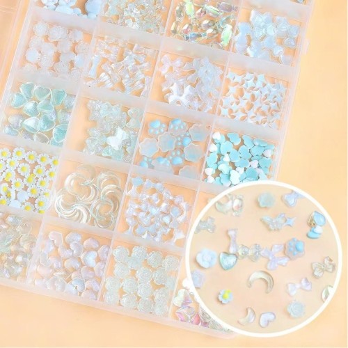 Charms Νυχιών 3D σε Κασετίνα 24 Θέσεων no8