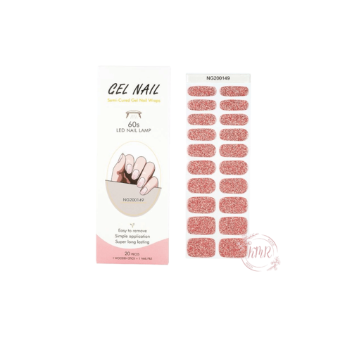 Gel Nail Wraps 20 Strips NG200149