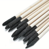 Ξυλάκια νυχιών Cotton Sticks Διπλά Μαύρα 10τεμ