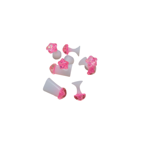 Διαχωριστικά Δακτύλων Φουξ Αστεράκια Σετ 8 Τεμαχίων