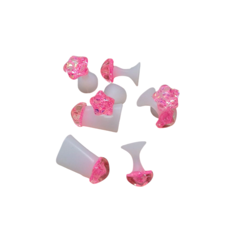 Διαχωριστικά Δακτύλων Φουξ Αστεράκια Σετ 8 Τεμαχίων