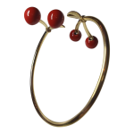Βραχιόλι Κεράσι Χρυσό