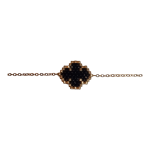 Miyuki Βραχιόλι Τετράφυλλο Τριφύλλι Με Χρυσή Αλυσίδα