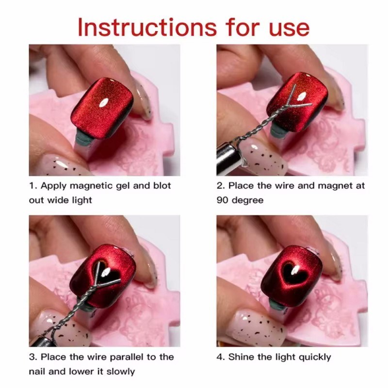 Cat Eye Μαγνήτης Σετ 6 Τεμαχίων