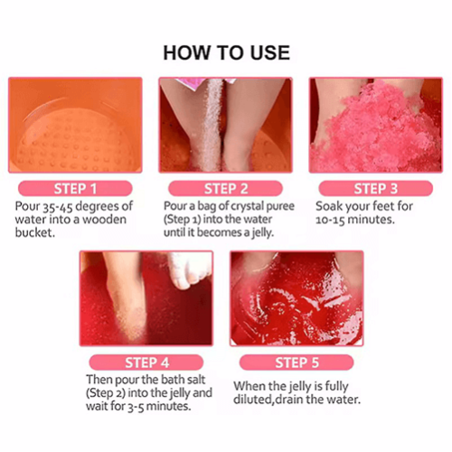 Jelly Spa Crystal Kit Set 100gr Premium Quality Orange