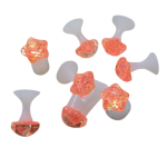 Διαχωριστικά Δακτύλων Πορτοκαλί Αστεράκια Σετ 8 Τεμαχίων