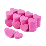 10Pcs Heart Shape Mini Buffer Pink