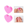 10Pcs Heart Shape Mini Buffer Pink