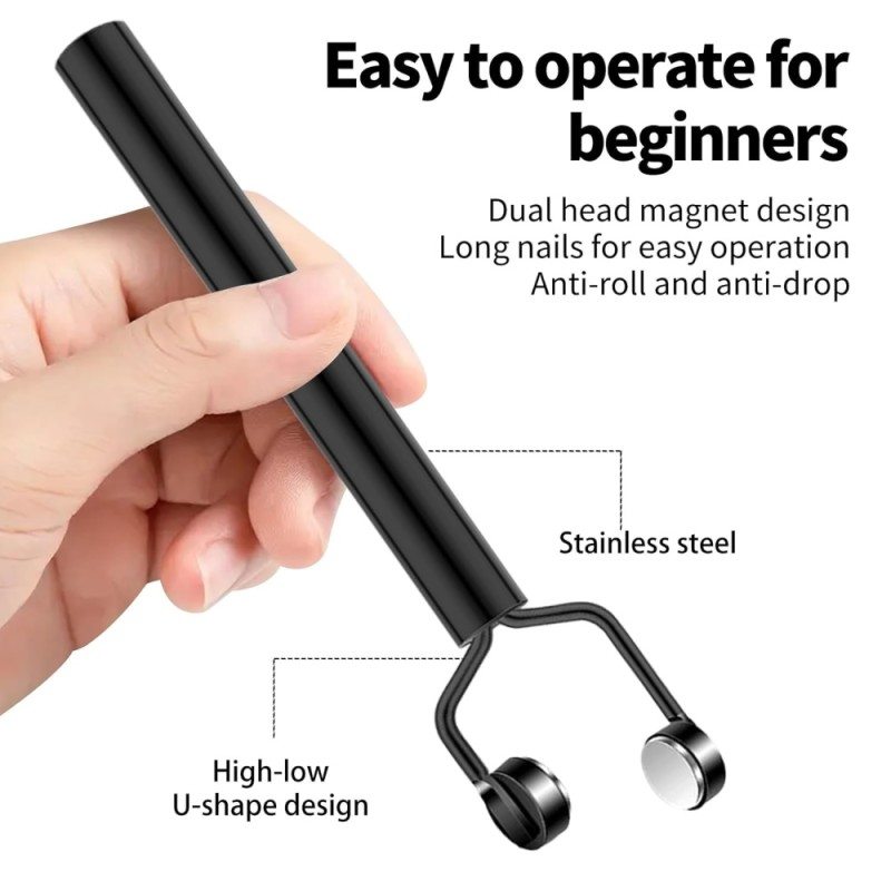 Μαγνήτης Cat eye V τριπλός Μαύρο 1Τεμ