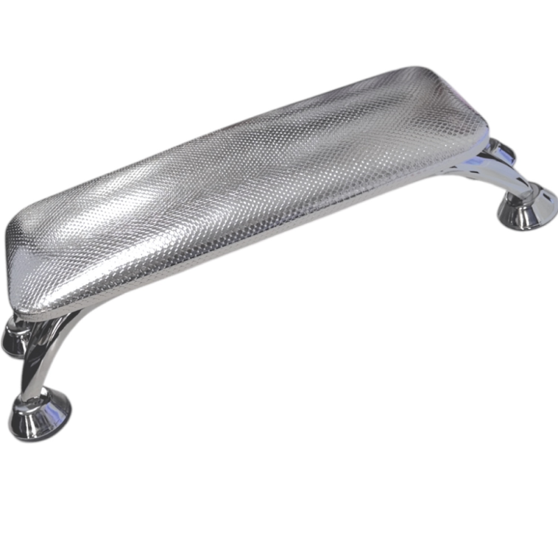 Σκαμπό Μανικιούρ Πεντικιούρ Βινύλιο Με Μεταλλικά Πόδια