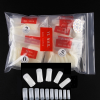 Nail Tips Τετράγωνα Natural 500pcs - 10 Διαφορετικά Μεγέθη