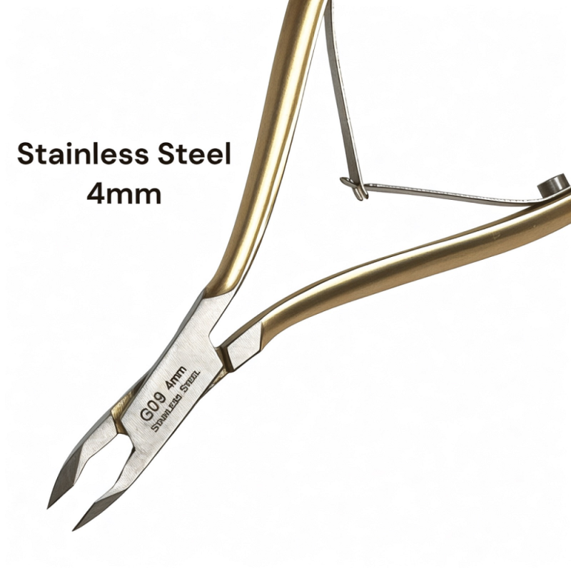 Πενσάκι επωνυχίων Stainless Steel 4mm Gold