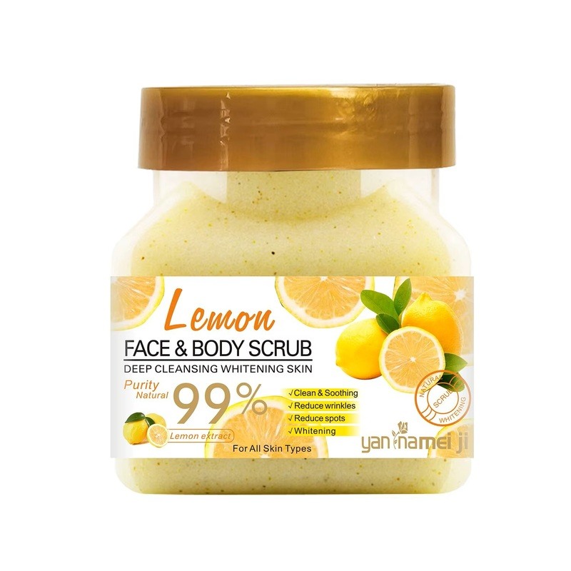 Scrub Προσώπου & Σώματος Λεμόνι 500g