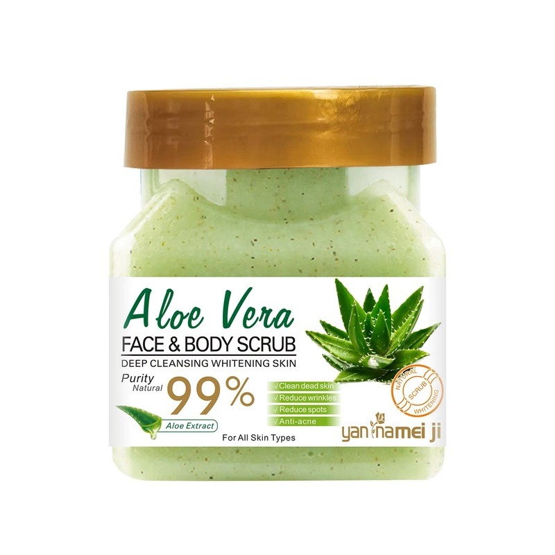 Scrub Προσώπου & Σώματος Aloe Vera 500g