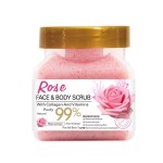 Scrub Προσώπου & Σώματος Τριαντάφυλλο 500g