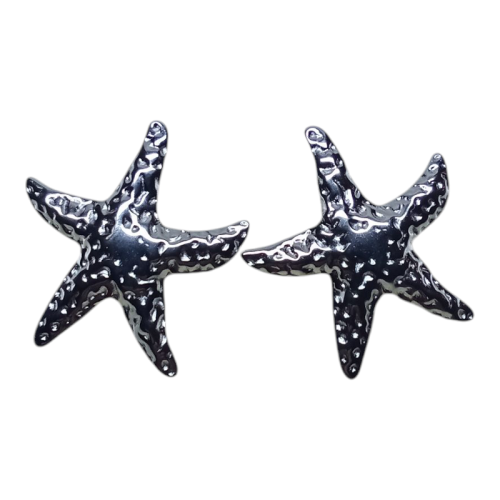 Σκουλαρίκια Γυναικεία Αστερίας Ασημένια