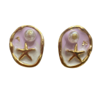 Σκουλαρίκια Γυναικεία Με Αστερία