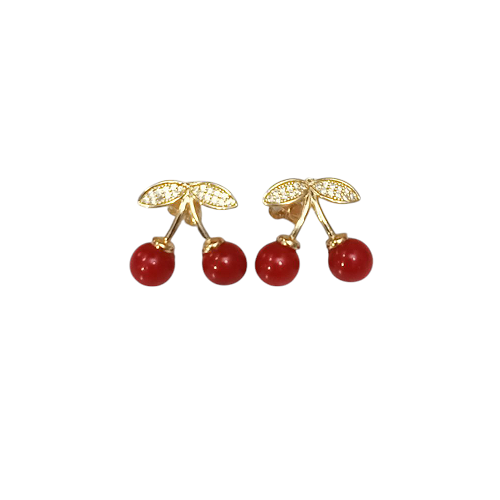 Σκουλαρίκια Γυναικεία Κερασάκια