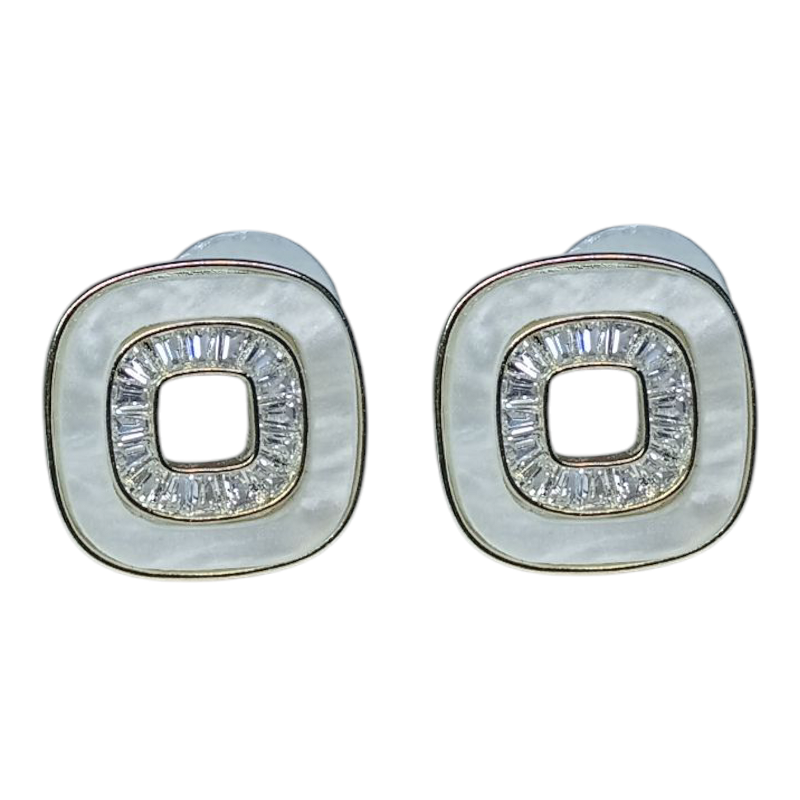 Γυναικεία Σκουλαρίκια Τετράγωνα Χρυσά