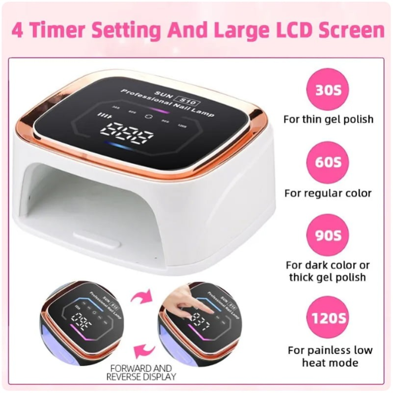 SUN S10 Επαγγελματικό Φουρνάκι Νυχιών UV LED 108W