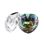 Βαζάκι με καπάκι για υγρό Ακρυλικού σε Σχήμα Καρδιά