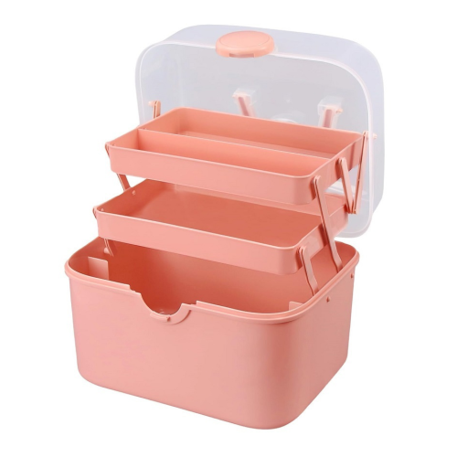 Κουτί Οργάνωσης Καλλυντικών - Ροζ
