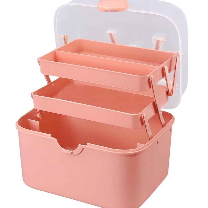 Κουτί Οργάνωσης Καλλυντικών - Ροζ