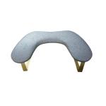 Σκαμπό Μανικιούρ Με Μεταλλικά Πόδια Silver Glitter