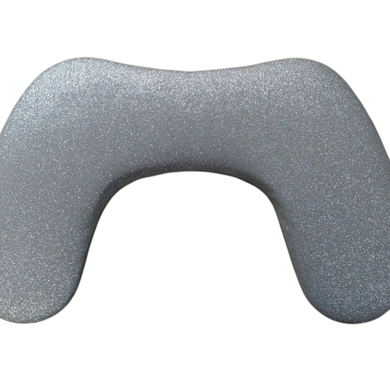 Σκαμπό Μανικιούρ Με Μεταλλικά Πόδια Silver Glitter