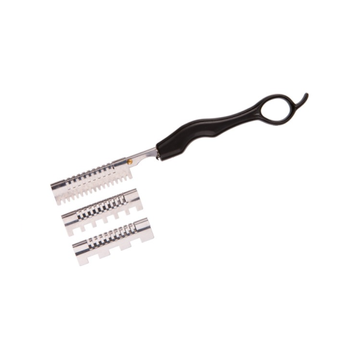 Ξυράφι Μαλλιών με Πλαστική Λαβή με Δάχτυλο
