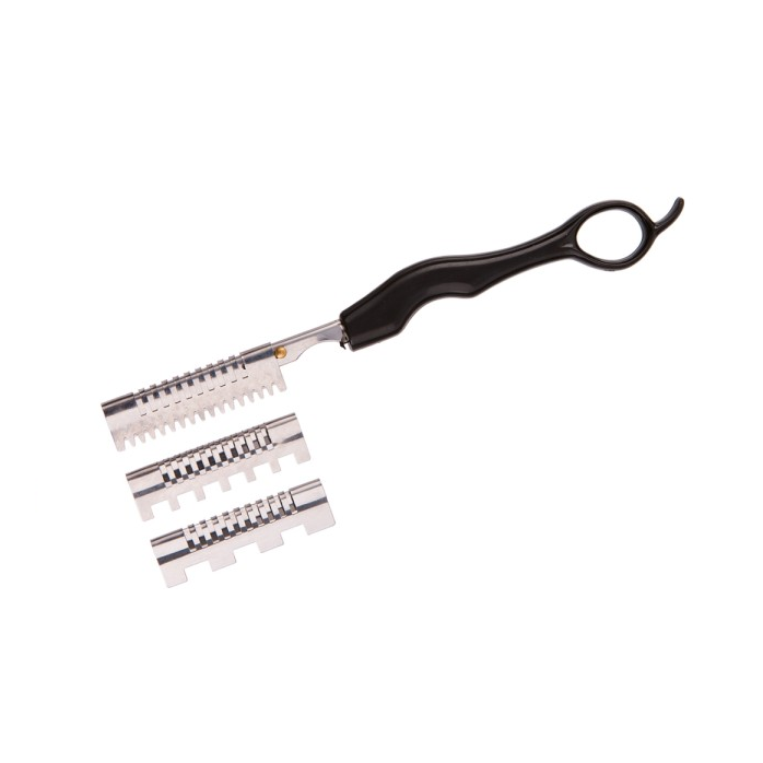 Ξυράφι Μαλλιών με Πλαστική Λαβή με Δάχτυλο