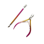 Σετ Πενσάκι Με Διπλό Pusher Ροζ - Χρυσό